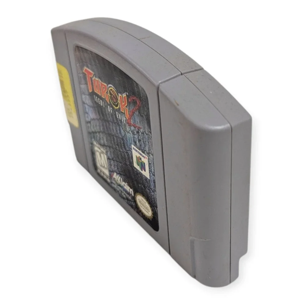 Turok 2 Seeds of Evil Nintendo 64 N64 Video‎ Game Cartridge Acclaim NUS-006 USA